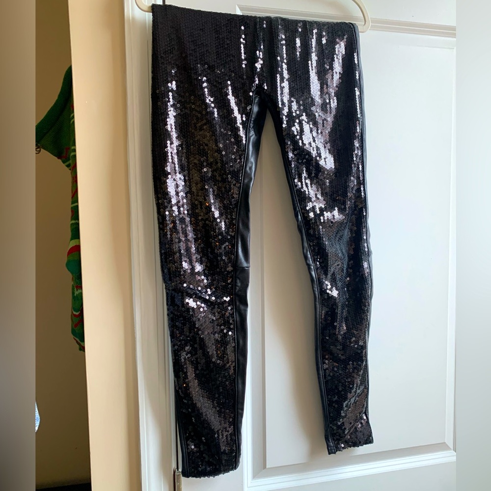 Spanx sequin leggings